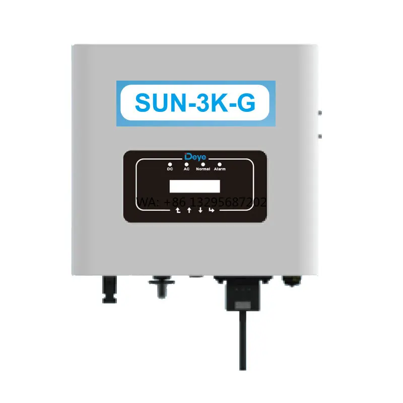 

Ready Tashkent Stock Deye On-Grid Solar Inverter 3kW 5kW Single Phase SUN-3K/5K-G UZ Warehouse Free Ship