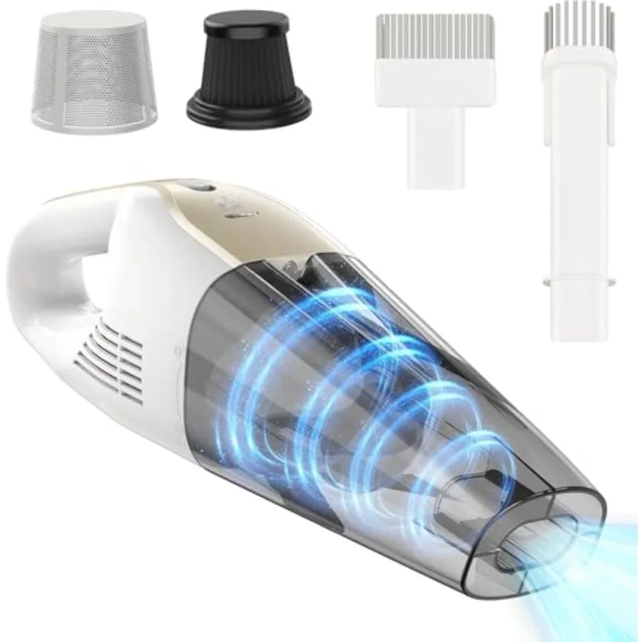 

Handheld Vacuum Cordless 16000Pa 160W Handheld Car Cordless Vacuum Cleaner with LED Screen 30Min Powerful Hand Vacuum Cordless