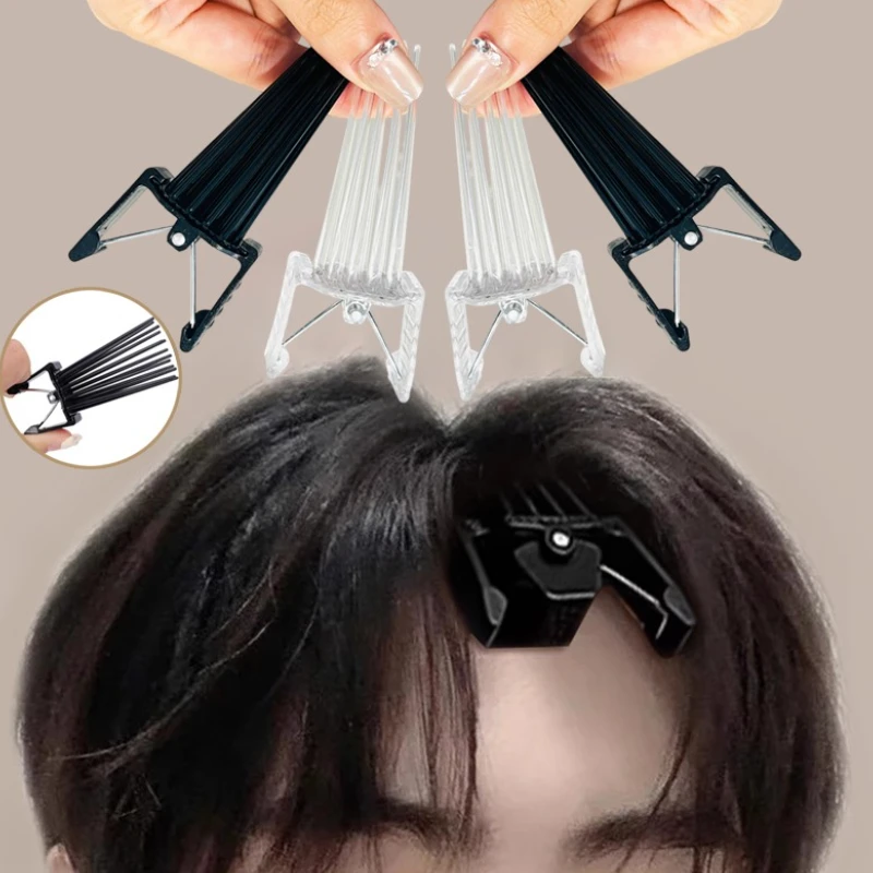 Clip per acconciature multifunzionale Antiscivolo Teschio alto Top Forcina Clip soffice Volumizzante coreano per uomo Donna Aspetto corona alta