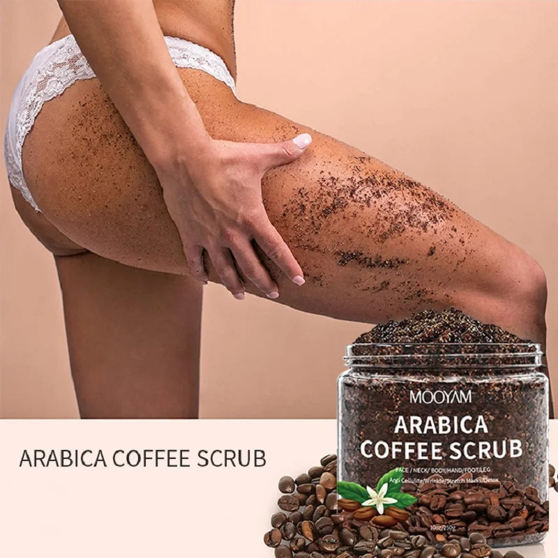 Body Scrub Exfoliator for Dry Skin Coffee Body Exfoliator Scrub Soothing Revitalizing Softer Brighter Skin