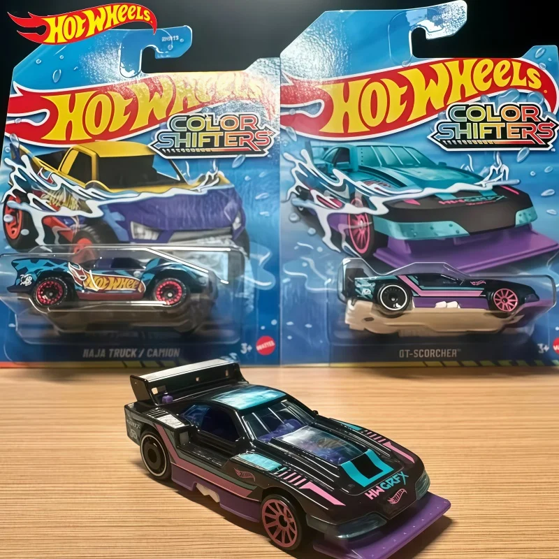 

New Hot Wheels Color Shifters Ford Mustang Die-Casting Model Car Toy Donut Series Collection Gift For Ages 5+ Non-Rtr