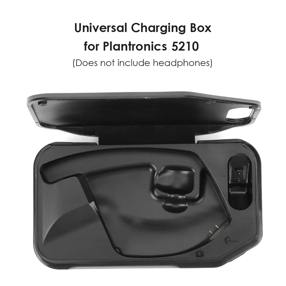 Lekkie etui ładujące do słuchawek, łatwe do przenoszenia, kompatybilne z Plantronics Voyager 5210