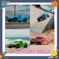 Arrma Fury 2WD RC Car Mega Fury 1/10 Scale Electric Off-Road Vehicle Short Truck Remote Control Model Car Gift for Boys