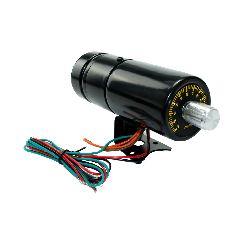 11000RPM Car Motorcycle Adjustable Red or Blue LED Tachometer Tacho Gauge Shift Light