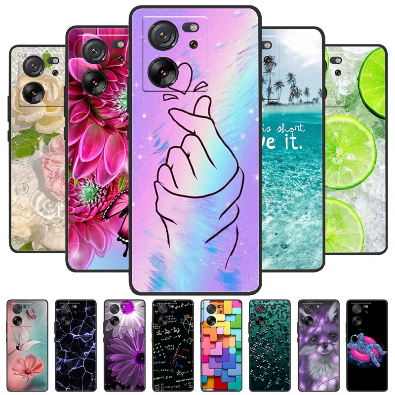 For Xiaomi 13T Pro Case Marble Phone Cover Soft Silicone Shockproof TPU Funda For Xiaomi 13T 5G Capa Cute Printing Protection