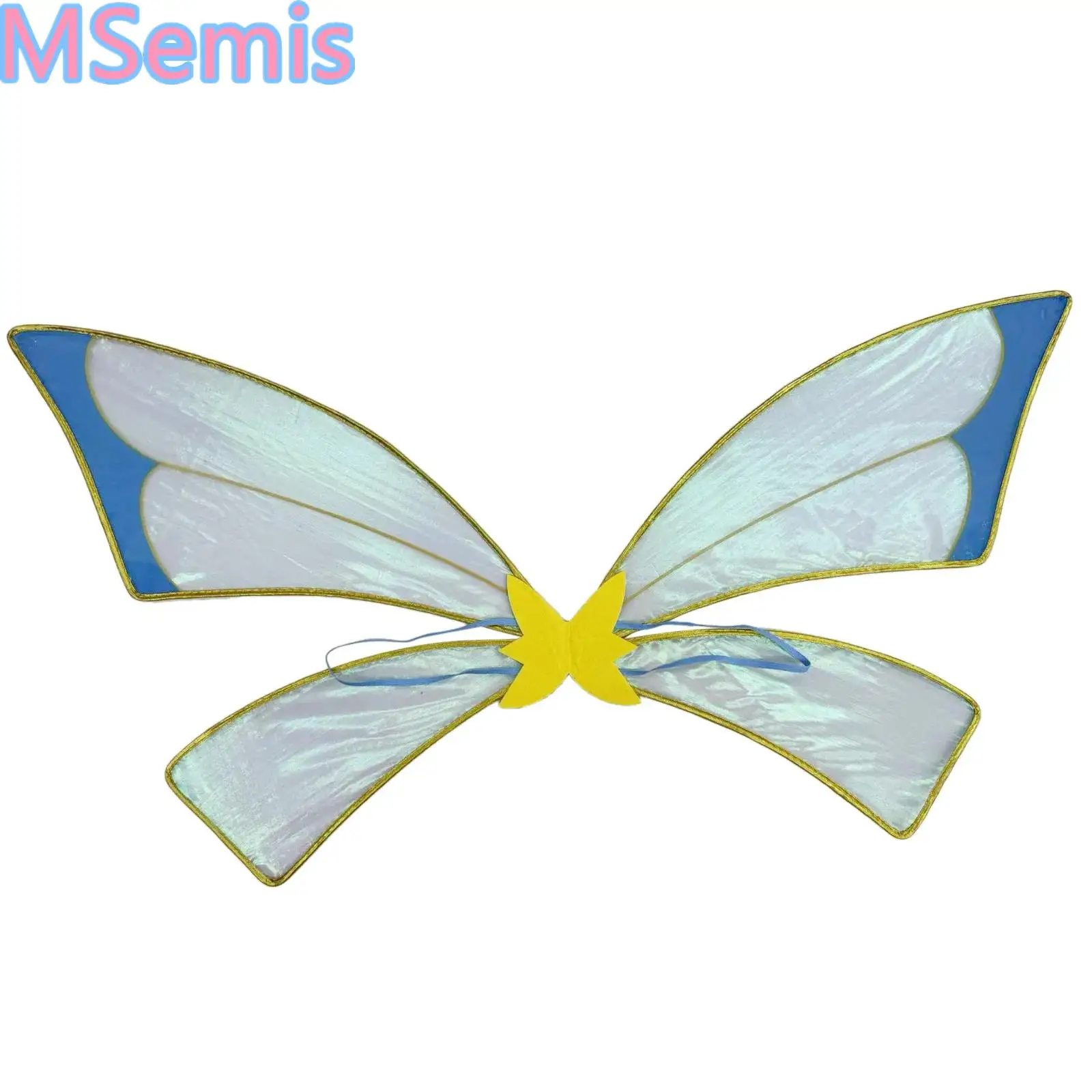 أجنحة الفراشة لجميع القديسين، فستان تنكري قزحي الألوان اللامعة من الأورجانزا، أجنحة الجنية، إكسسوارات أزياء الحفلات