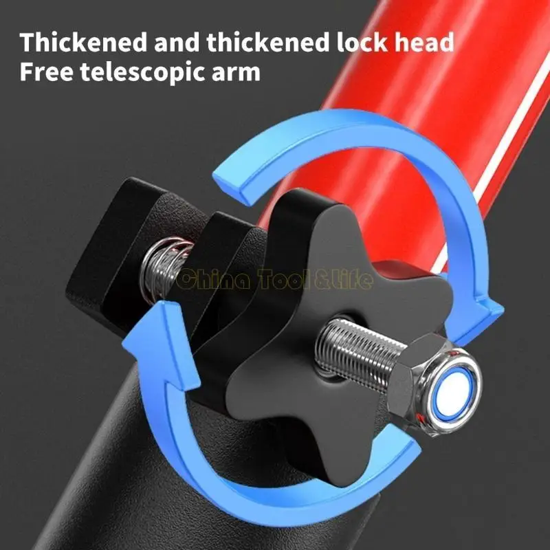 57QF Tủ tay nâng tay công cụ thứ Telescopic hỗ trợ thanh que công cụ lắp đặt nhà