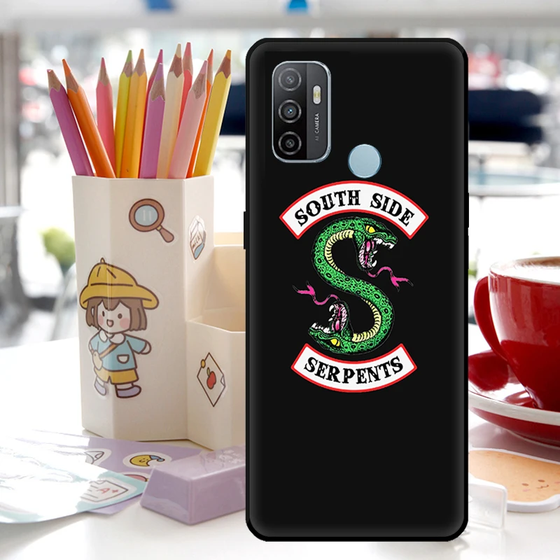 Riverdale South Side Serpents Case For OPPO A78 A77 A57 A17 A16 A76 A96 A15 A54 A74 A94 A52 A72 A5 A9 A53s A54s A57s Cover