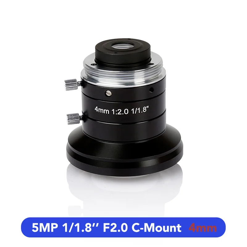 MVL-HF0420M-5MPCE 5MP 4mm F2.0 Fixed Focus FA Lens C-Mount Lenses For Industrial Cameras