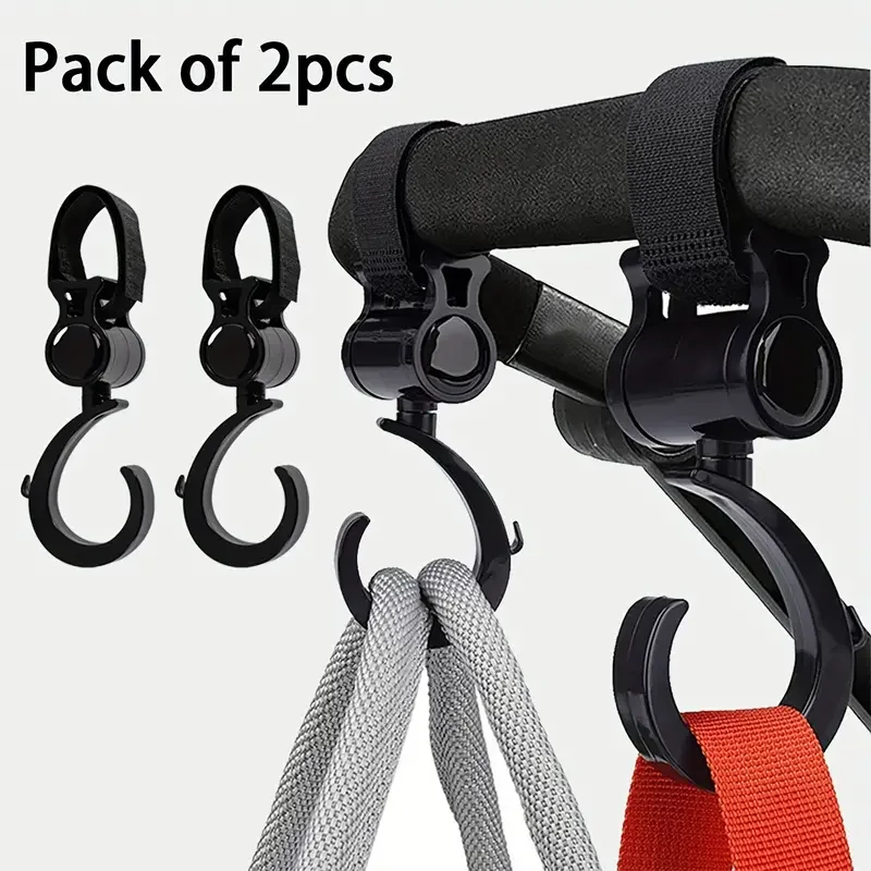 2PCS Pram Hook Baby Stroller Accessories Shopping Prop Multi Purpose Baby Stroller Hook Multi Purpose Shopping Pram Hook