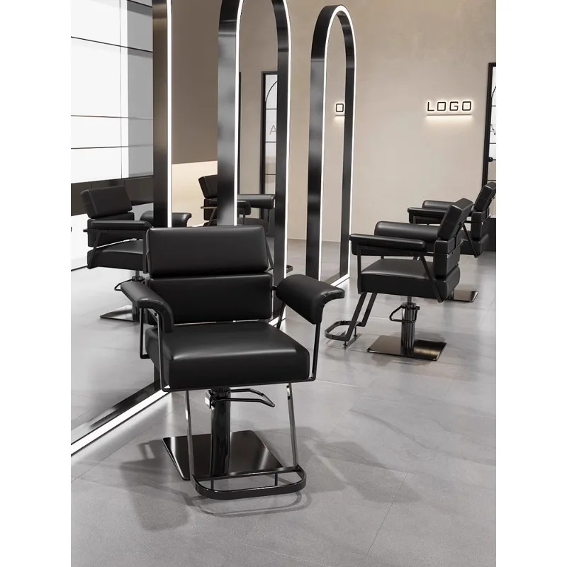 Barber shop chair Internet celebrity trendy hair salon hair salon special hair cutting chair can lift the seat and put down the