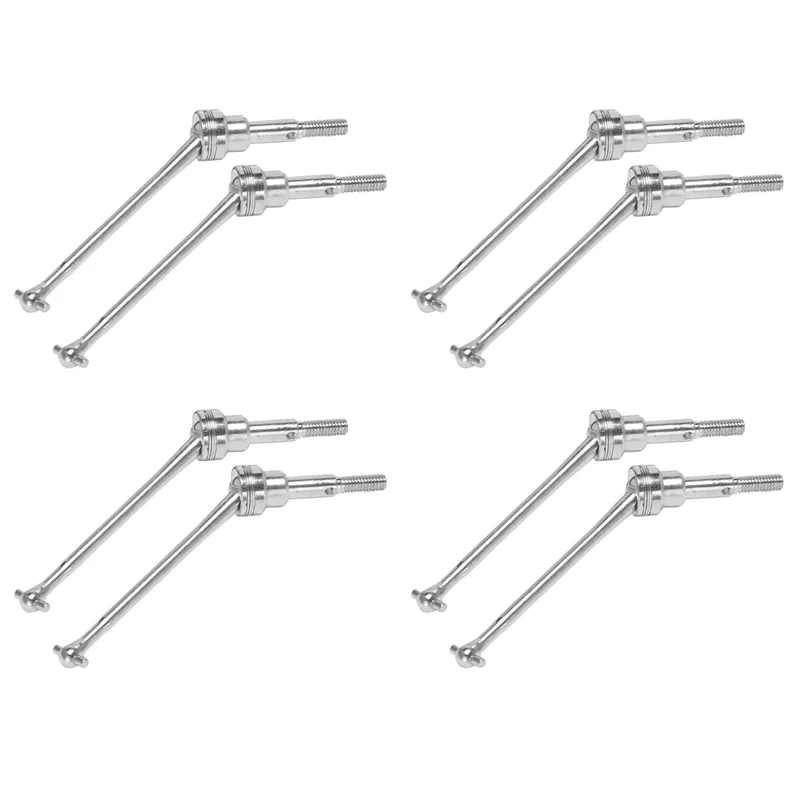 

BEDW-8Pcs Metal Front Drive Shaft CVD 0090 For Wltoys 12428 12423 1/12 RC Car Crawler Short Course Truck Upgrade Parts