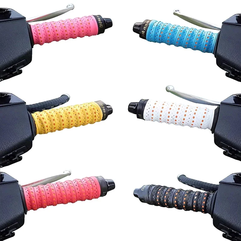 المضادة للانزلاق دراجة نارية المقود الشريط الطريق دراجة شريط الشريط بولي Bike دراجة المقود الشريط لينة المضادة للاهتزاز الشريط دراجة حماية الأشرطة #3