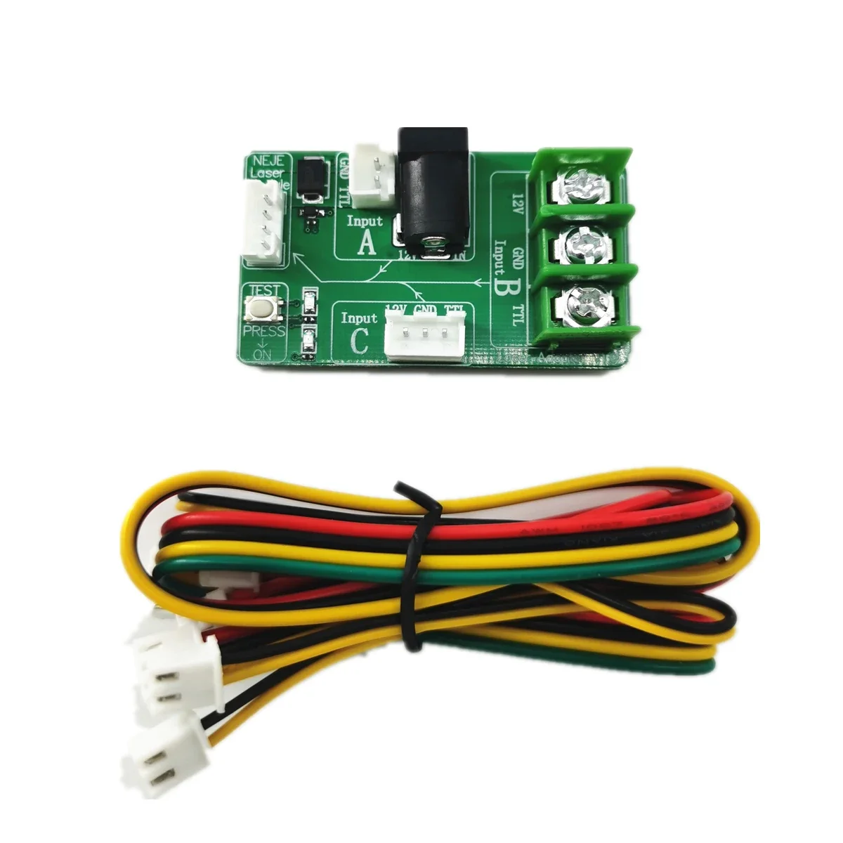 

Laser diode adapter board with 4-pin/3-pin/2-pin interface connector for many laser engravers
