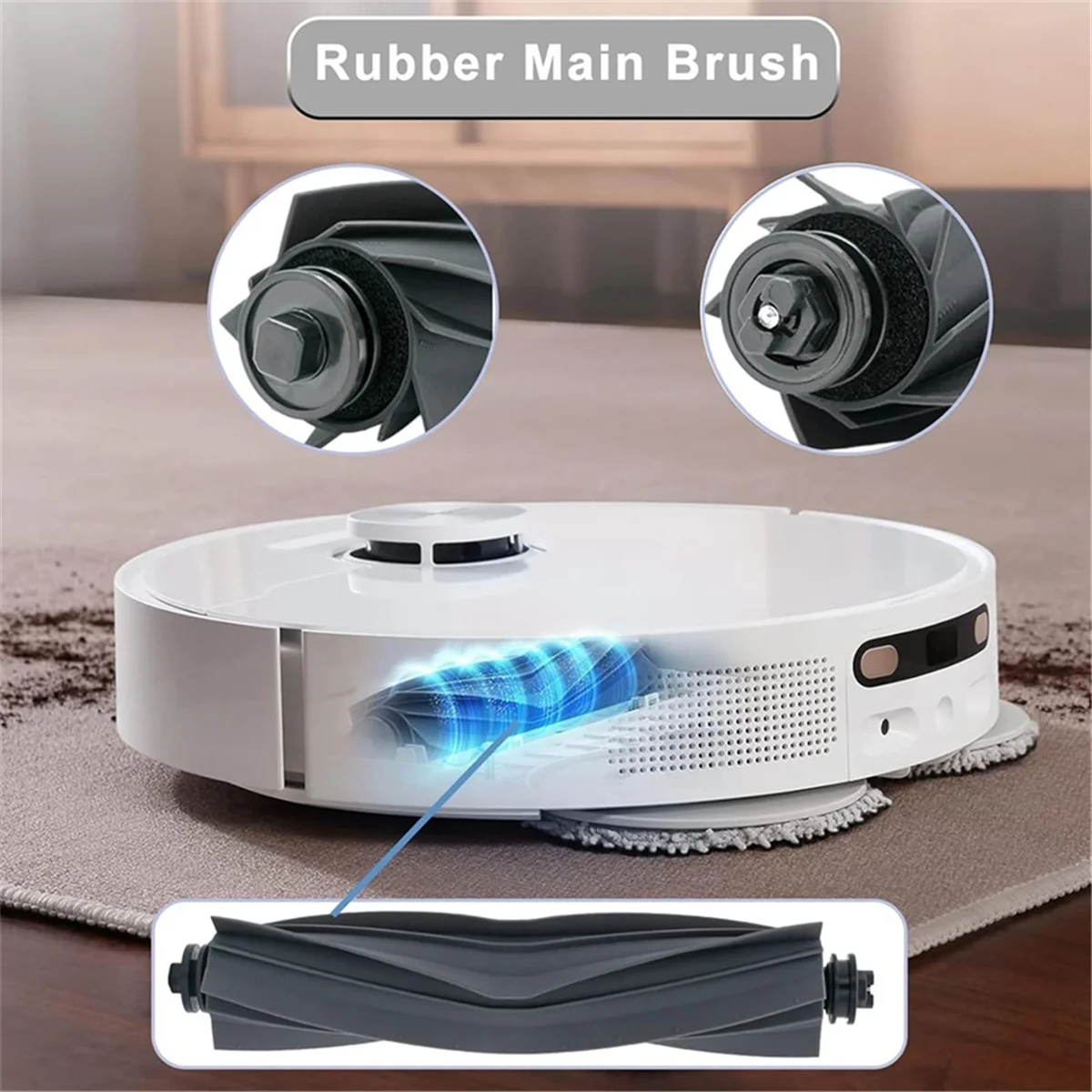 Per Dreame L10s Ultra / L10s Pro / L10 Ultra per Xiaomi X10 + Parti per aspirapolvere Filtro HEPA Spazzola a rullo Mop Pad