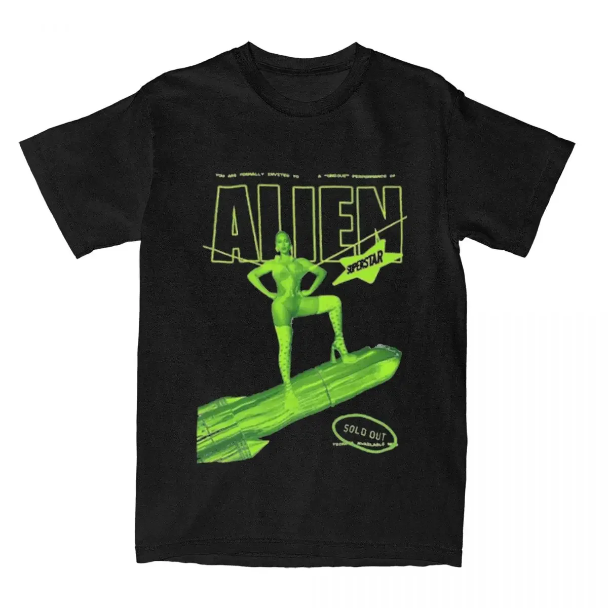 

Men Women Beyonce Renaissance World Tour Merch Alien Superstar T Shirts Stuff Cotton T-shirt Clothing Fashion Tees Summer