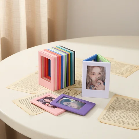 10Pcs Set Instax Mini Magnetic Photo Frame | Fridge Magnet Card Holder Creative Ins Style Kawaii Fix 3 Inch Instant Film Picture