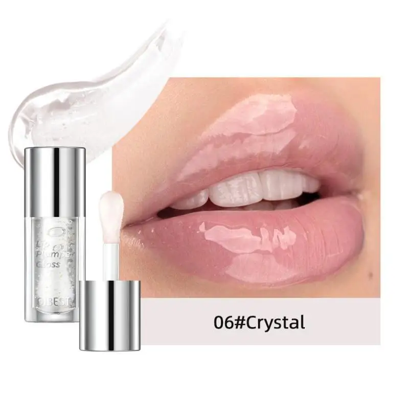 1 ~ 4 Stuks Spiegel Water Glas Lip Olie Natuurlijke Kleur Plumping Lippenbalsem Lipgloss Lippenstift Niet-Plakkerige Beker