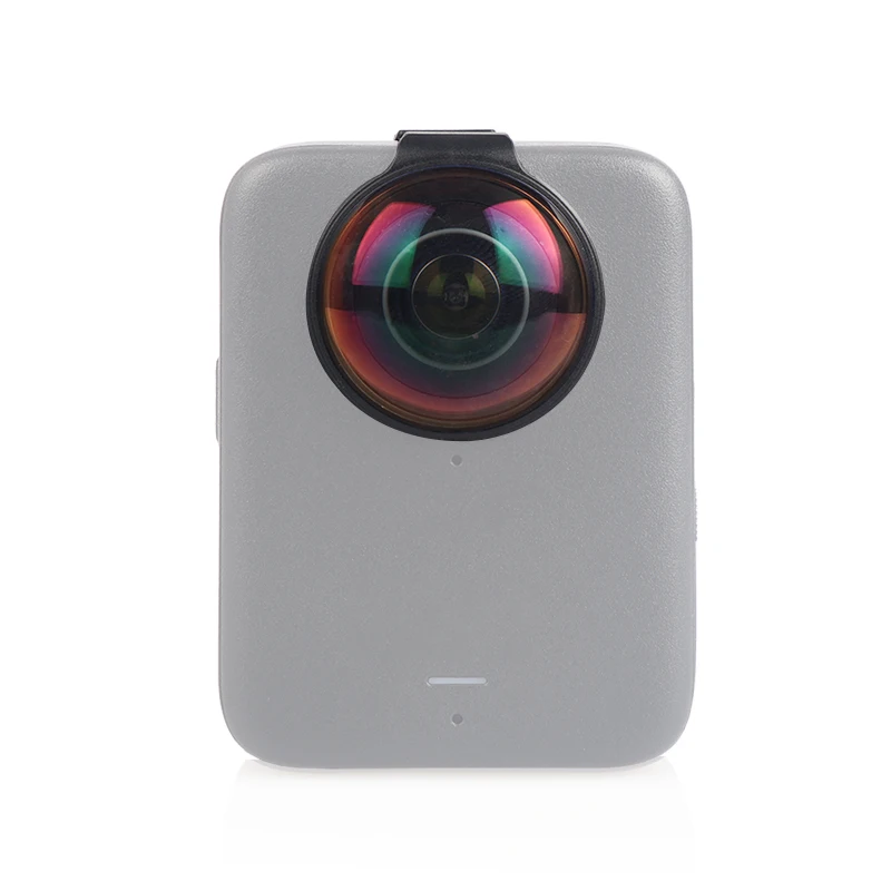 حامل قاعدة من السيليكون مضاد للانزلاق لملحقات كاميرا DJI Osmo360 / غطاء حماية للعدسة البلاستيكية / جراب من السيليكون