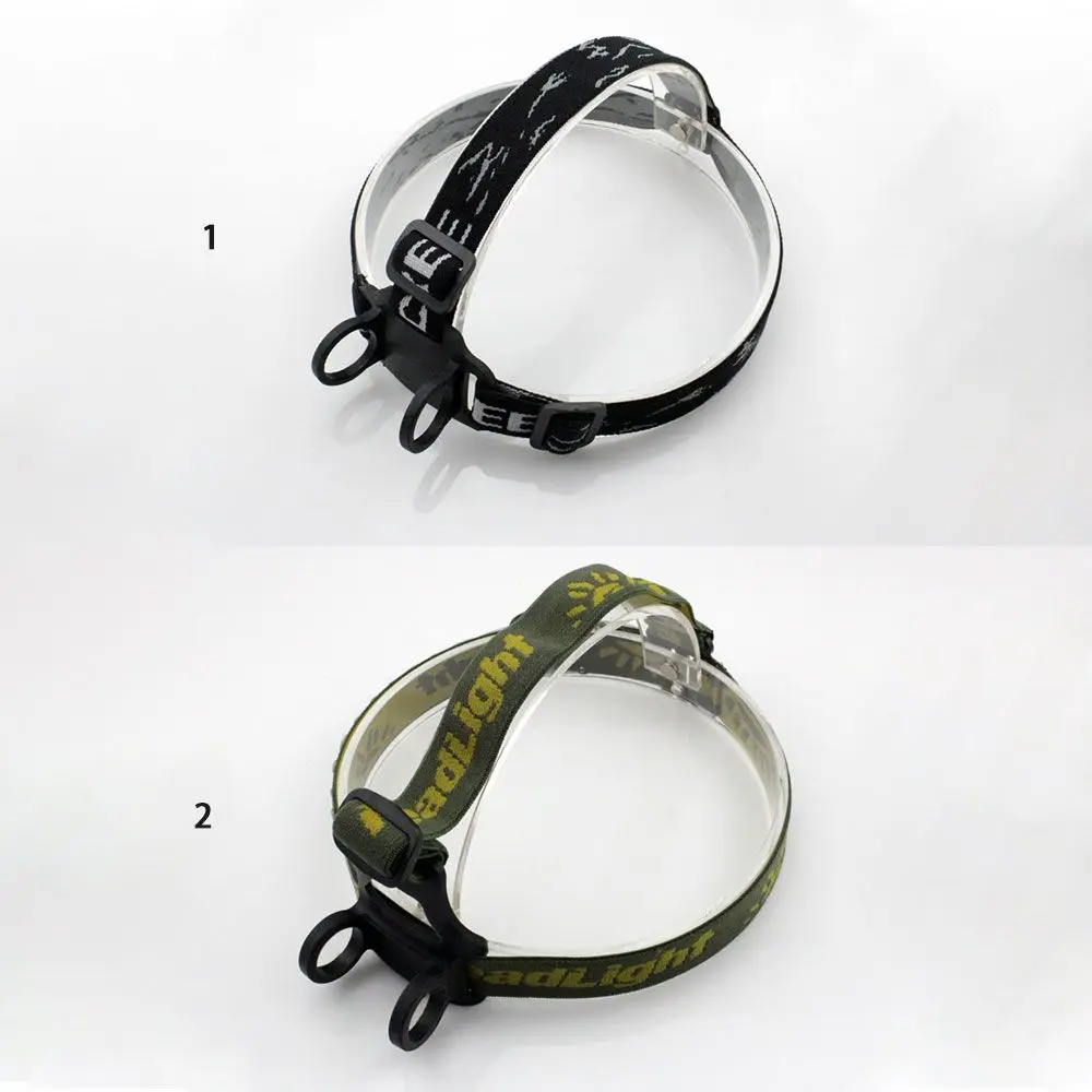 High quality for 18650 Flashlight Outdoor Tools Head Belt Headlamp Headband Mount Holder Headlight Strap