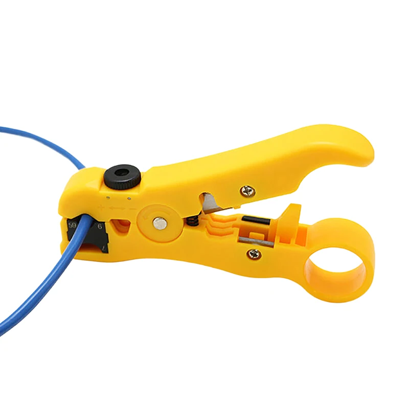 Multifunction All-In-One Stripping Tool Wire Stripper Coaxial Cable Stripper Cutter Plier Rotary Wire Stripping Electrician Tool