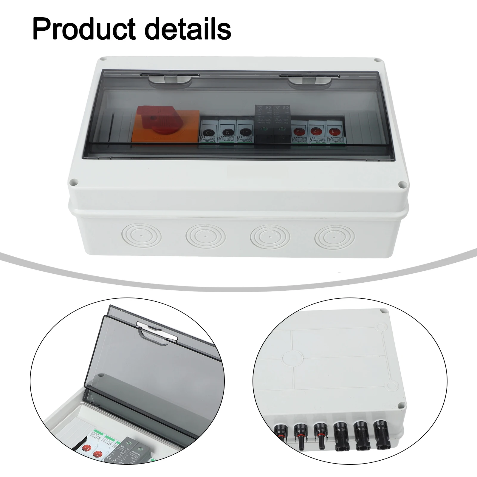 

Solar PV Combiner Box 3 In 1 Out with IP65 Waterproof Protection and Reliable DC Components for Residential Use