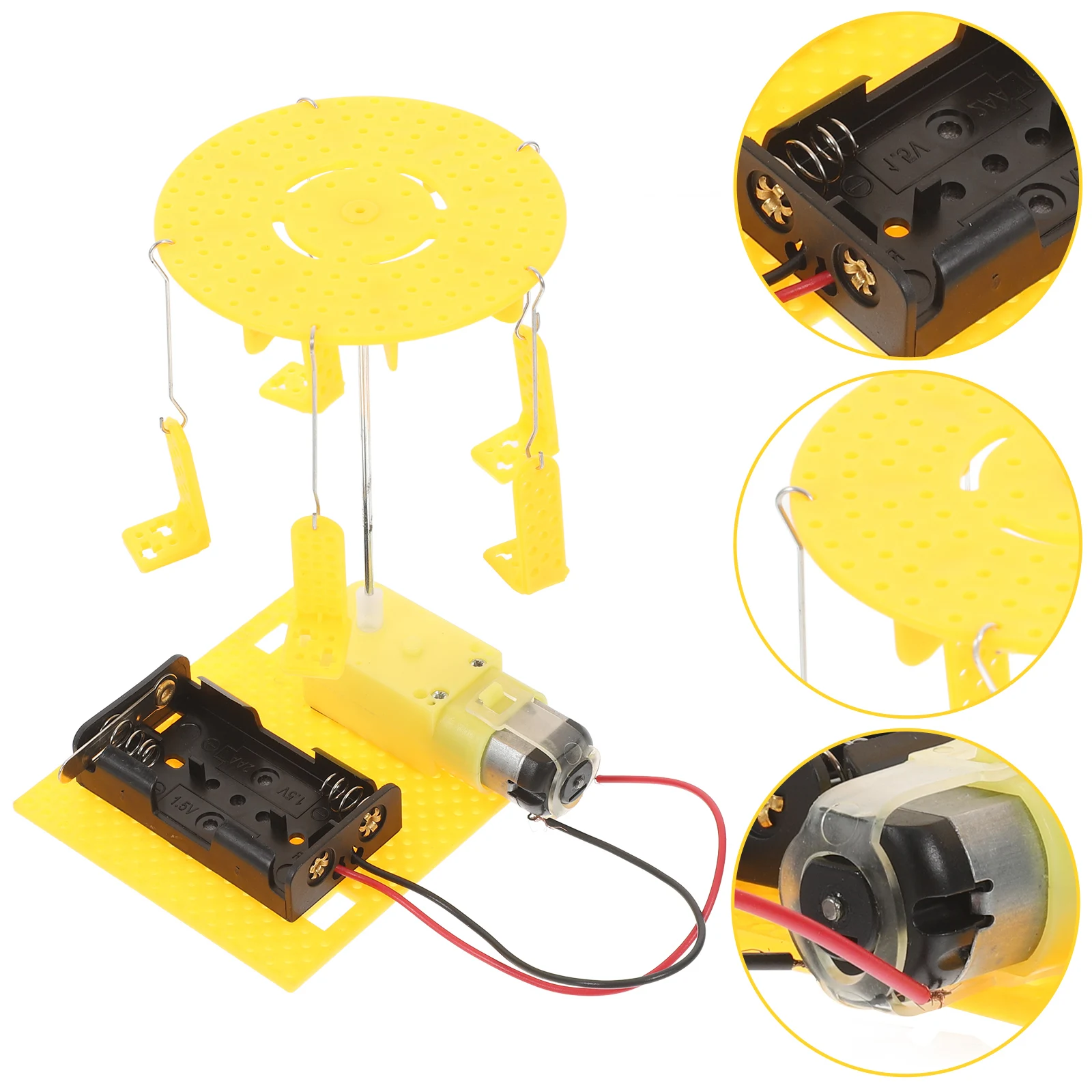 Kit de brinquedo de carro voador rotativo, projeto científico elétrico, modelo de montagem artesanal, conjunto experimental, cadeira voadora