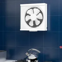6/8/10 Inch Exhaust Fan Blades Six Blades Household Kitchen Bathroom Electric Exhaust Fan Replacement Accessories