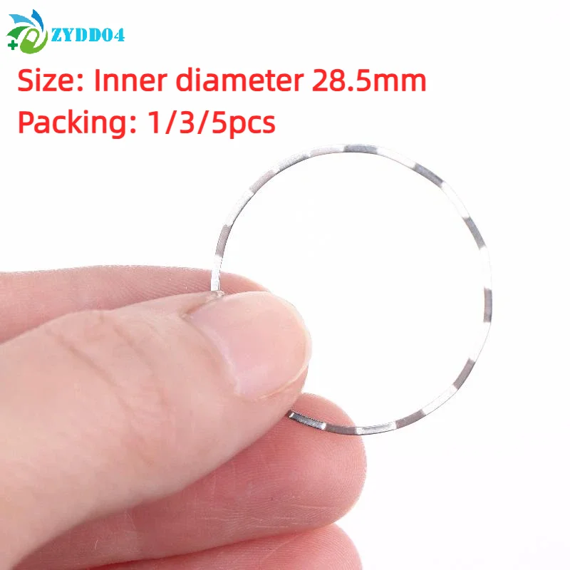 

● Кольцо для крепления часов (1/3/5 шт.) для механизма NH36, NH35, NH34, внутренний диаметр 28,5 мм, металлические аксессуары для часов