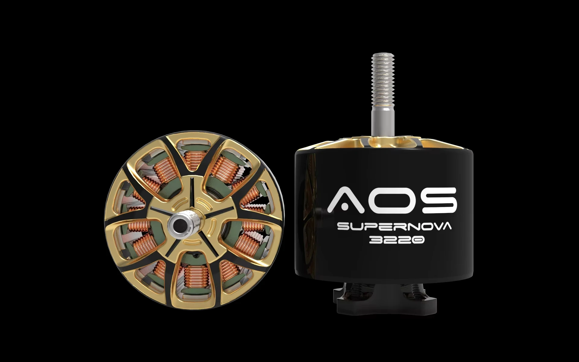 RCinpower AOS Supernova 3220 Brushless Motor, 700KV 6‑8S / 925KV 5‑6S, for Fixed‑Wing & Cinelifter Drone, Fits 10‑Inch Propeller