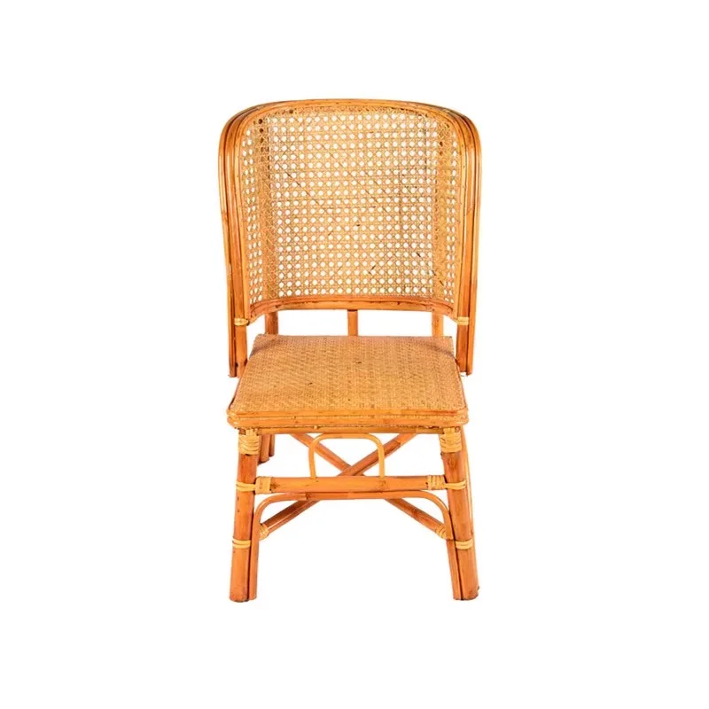 Rattan Chair Adult Small Rattan Chair Leisure Chair Soft Surface Backrest  Student  Home Hotel