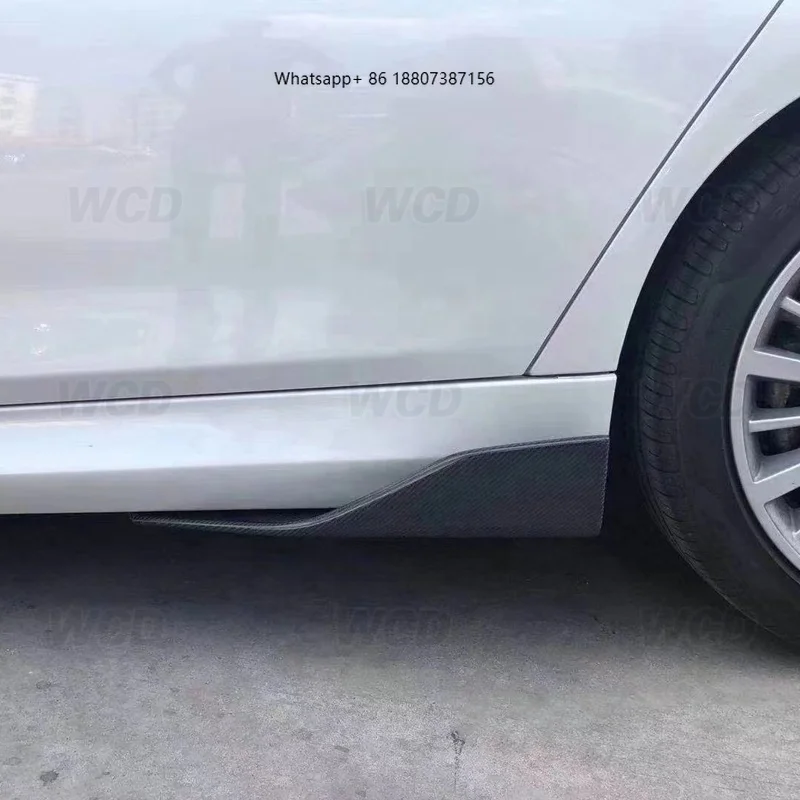 

High Quality Universal Carbon Fiber Side Skirt forBMW M2 M3 M4 M5 M6 3series F30 for benz W205 Cla45 Side Skirt A5 A3 A4 57cm