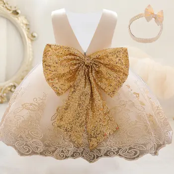 10 best sales złota sukienka dla dziecka - №5