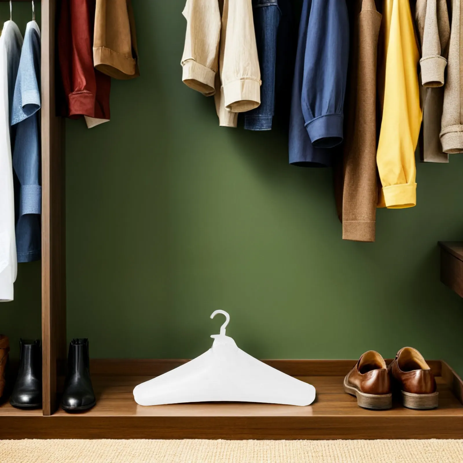 

Надувная вешалка для одежды (5 шт.): легко надувается и сдувается, портативная сушилка для путешествий, для отпуска и улицы