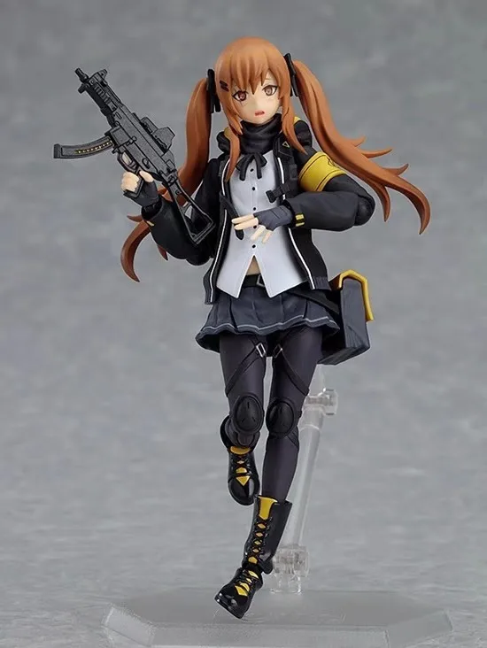 14cm Girls Frontline Figures Ump9 Action Figure Statue Model Doll Cute Assembly Room Changeable Desk Christmas Toy Birther Gift