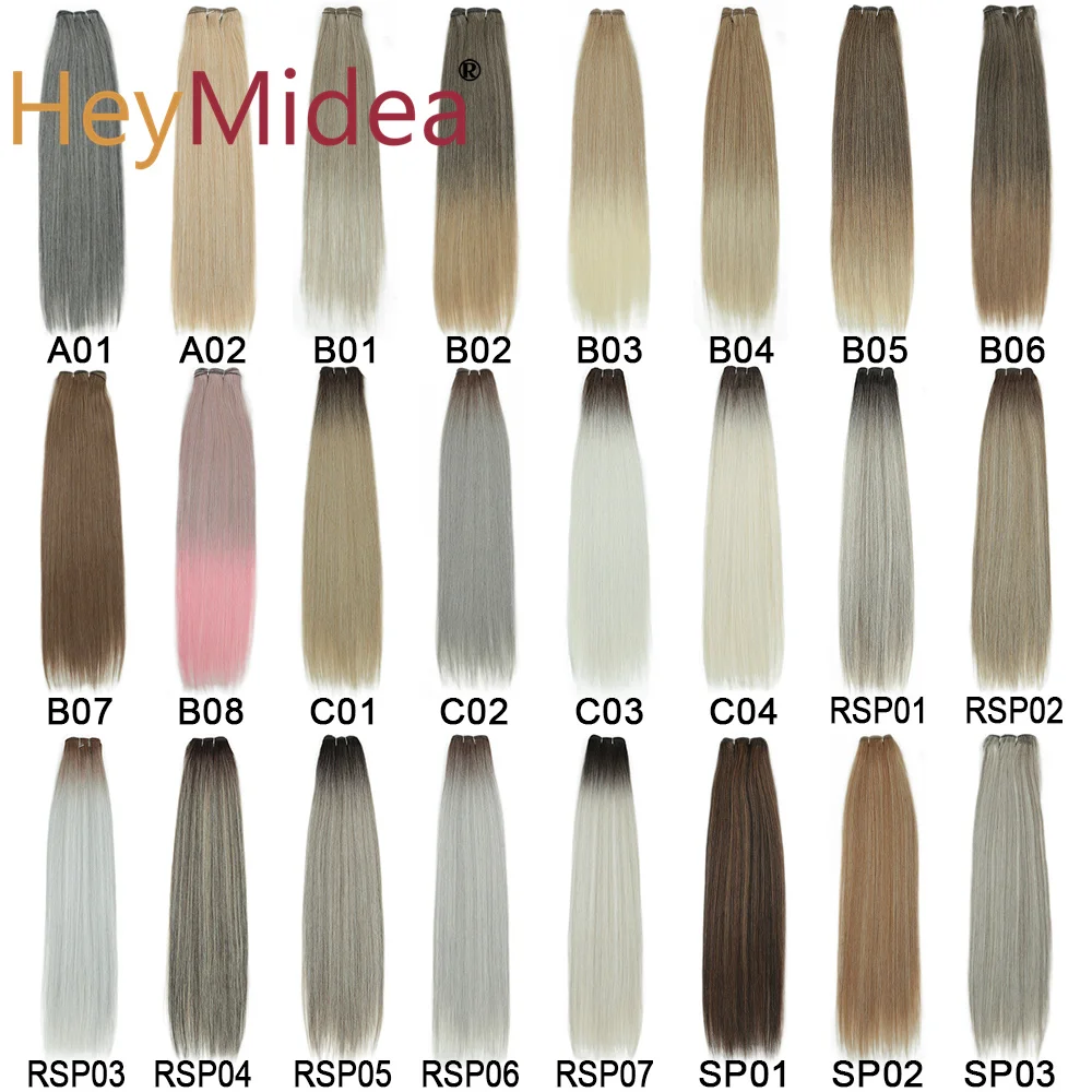 الاصطناعية حزم من شعر مفرود 26 بوصة/150 جرام صالون وصلات شعر طبيعية أومبير العظام مستقيم الشعر النسيج كامل حتى النهاية للنساء