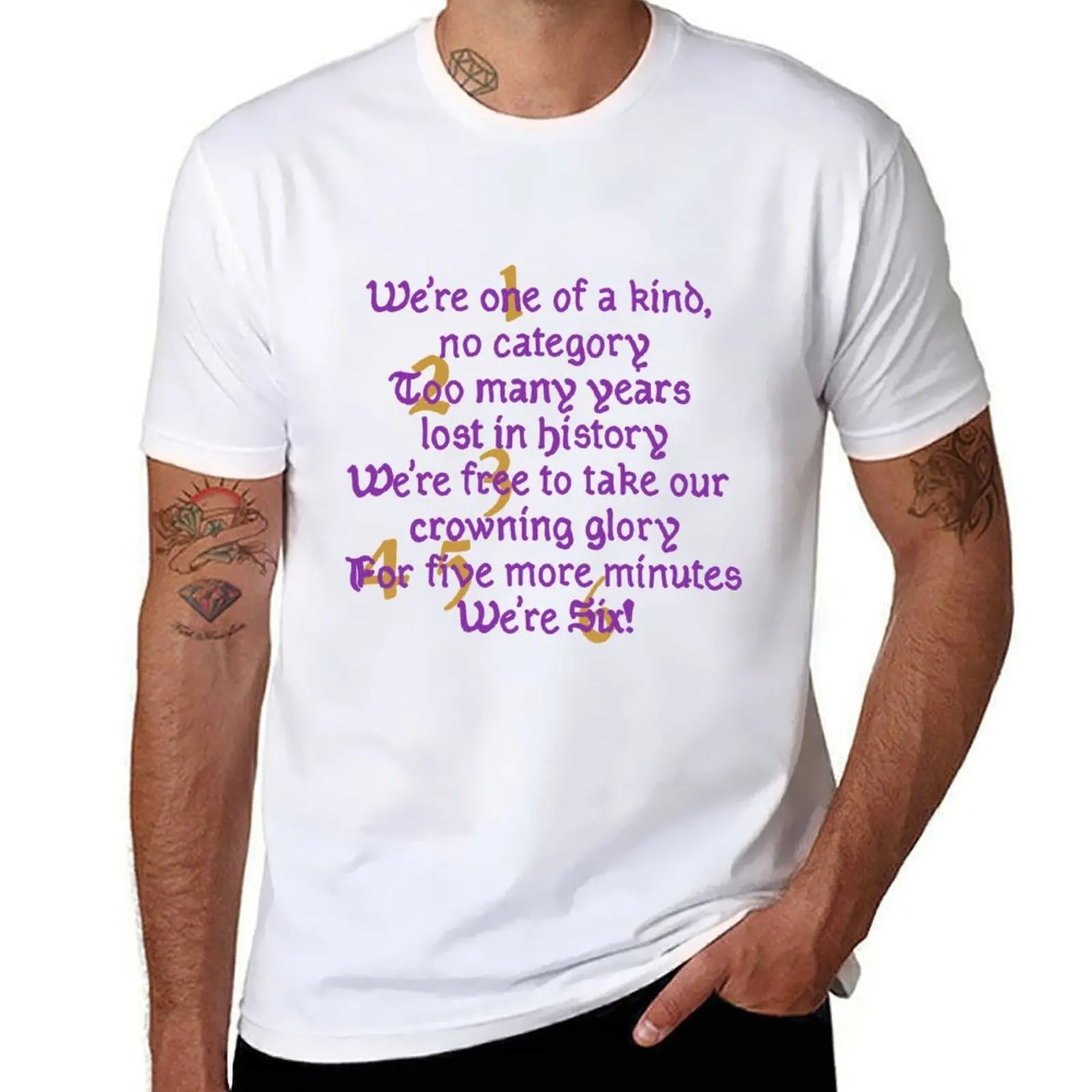 

We're Six! T-Shirt man t shirt designer t shirt personalised T-Shirt