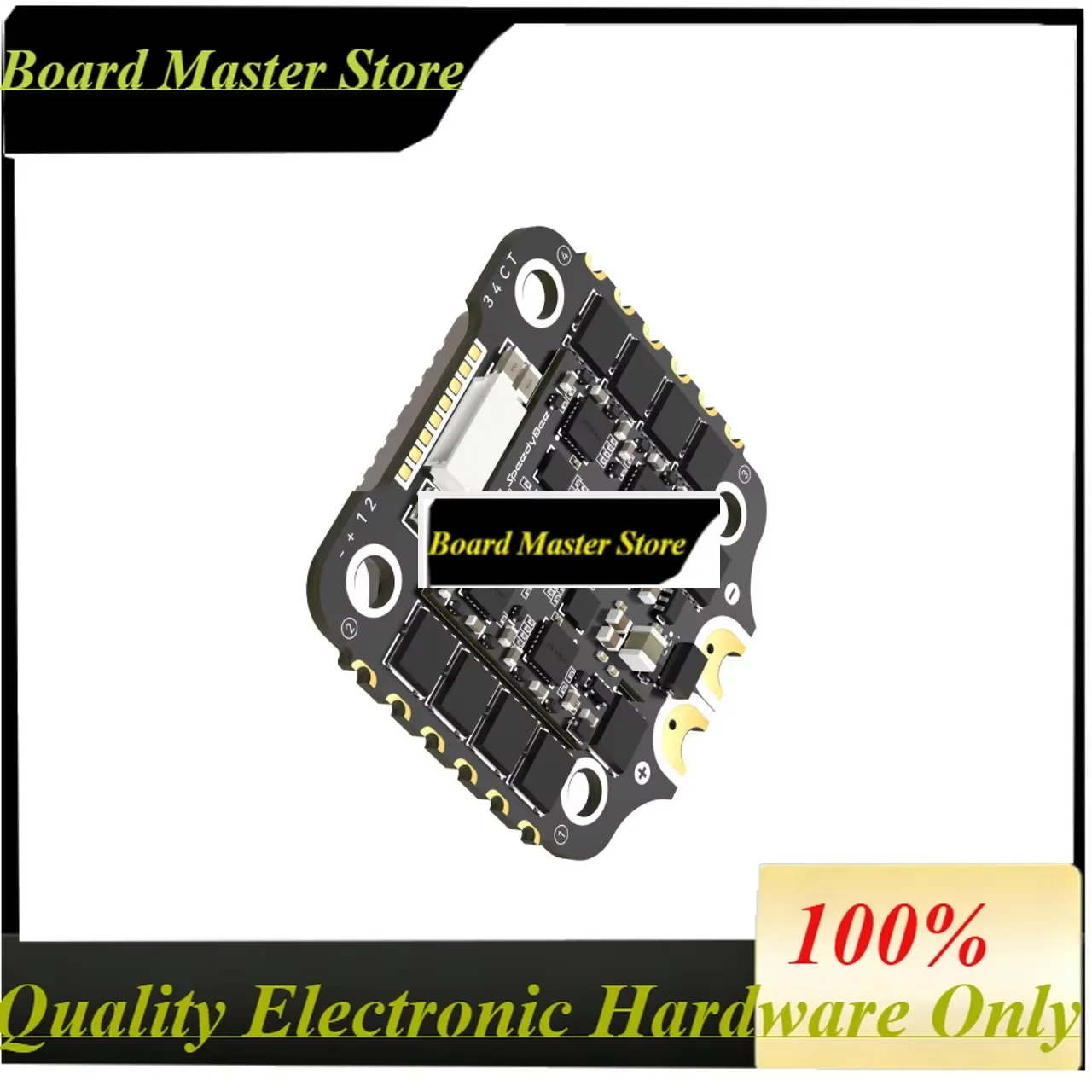 BoMasBLS BLHeli_S 60A 30x30 4-in-1 ESC 3-6S DSHOT300/600 30.5 X 30.5mm SpeedyBee For FPV Racing Car Parts