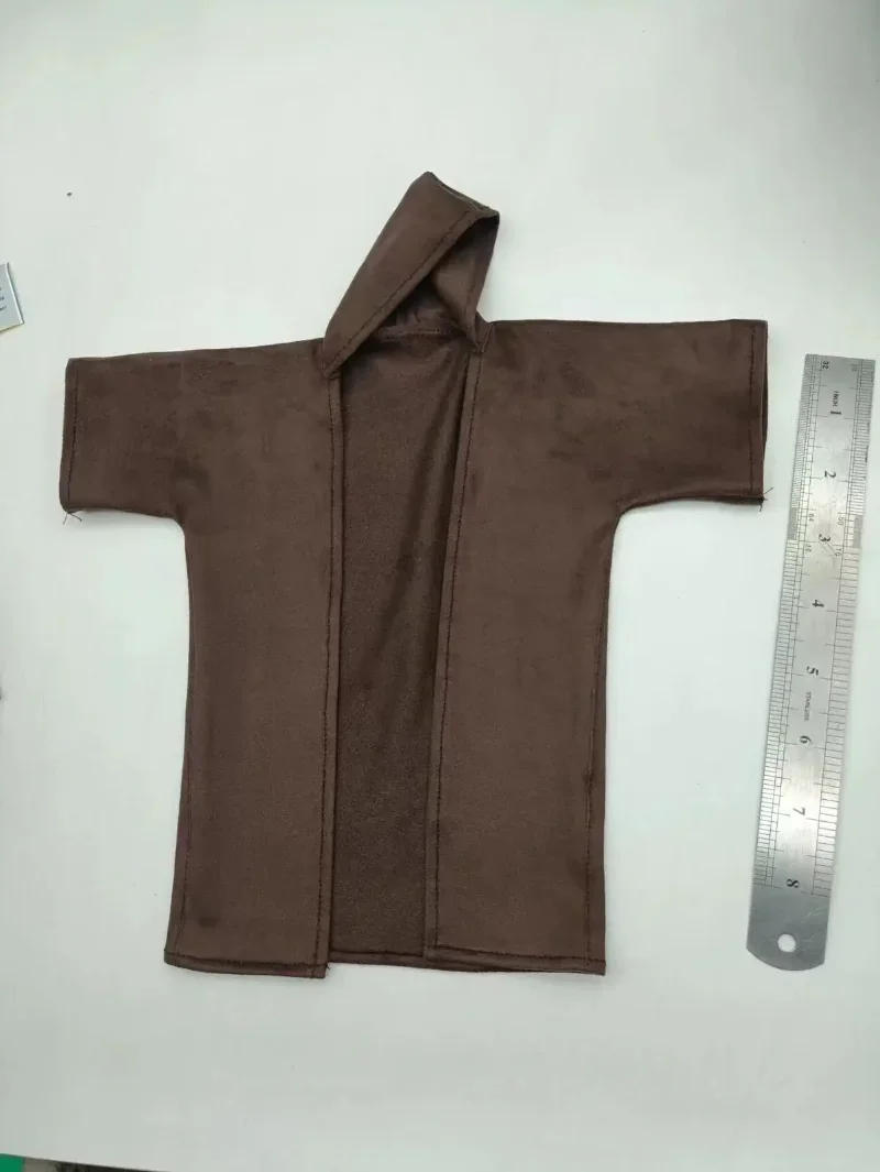 【only coat no figure】1:6 Scale dark brown  cloak For 12