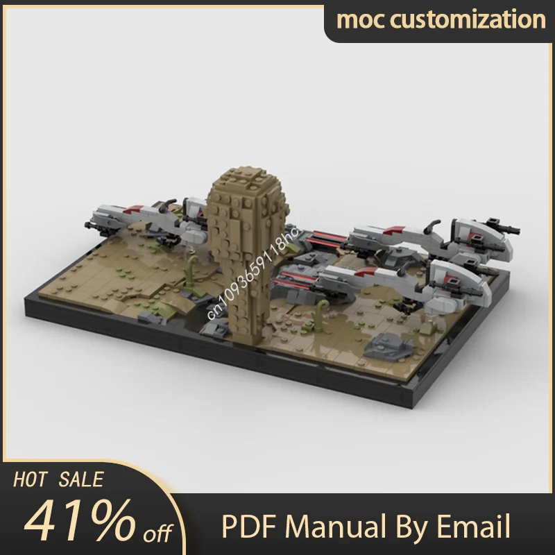 

1270PCS MOC Order 66 Saleucami Star Battle Model Building Block Diy Creative Assembly Educational Bricks Toys Kid Gift