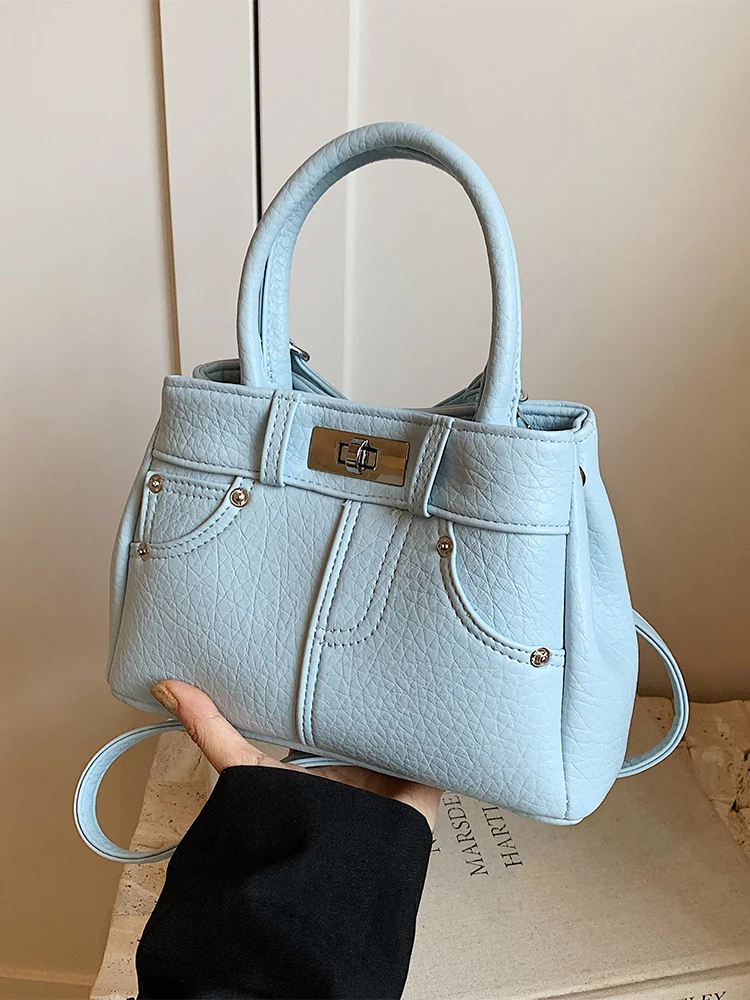 Brand Design Tote Handbag and Purses Shoudler Crossbody Bag for Women Casual  2024 New Trendy Clutches Lady‘s Messenger Bag