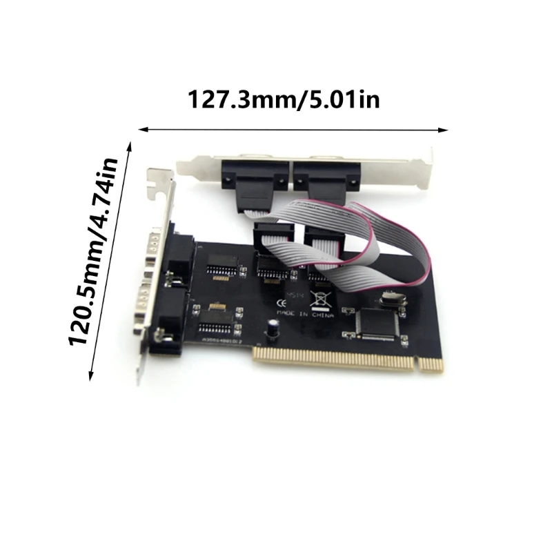 PCIE — 4 порта. Последовательный порт RS232 — плата расширения PCIE. Плата последовательных контроллеров.