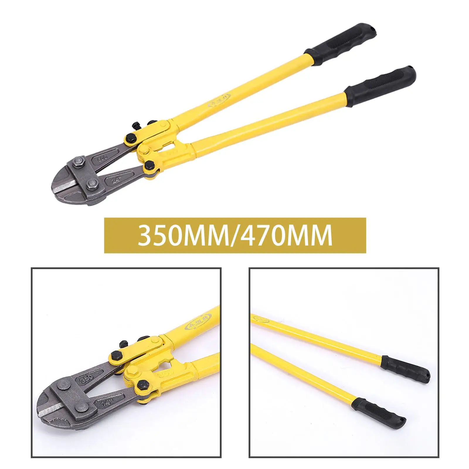 Tagliabulloni Heavy Duty con impugnatura Comfort utensile da taglio manuale tagliacavi tagliacavi per viti catene serrature rivetti bulloni