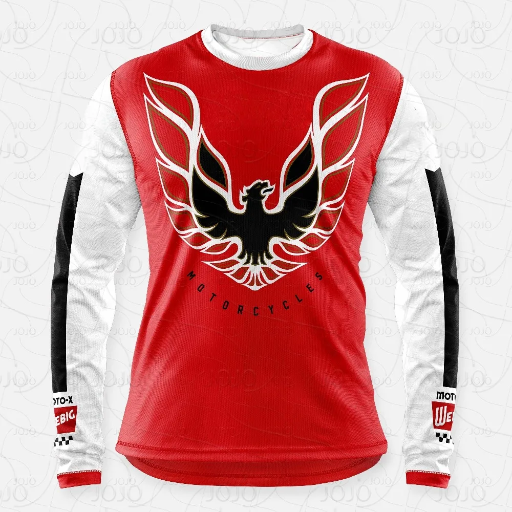 

Off Road Motorcycle BMX Endurance Bike Men's Bike Riding Jersey Speed Reduction Fast Drying Digital Printed Round Neck Shirt