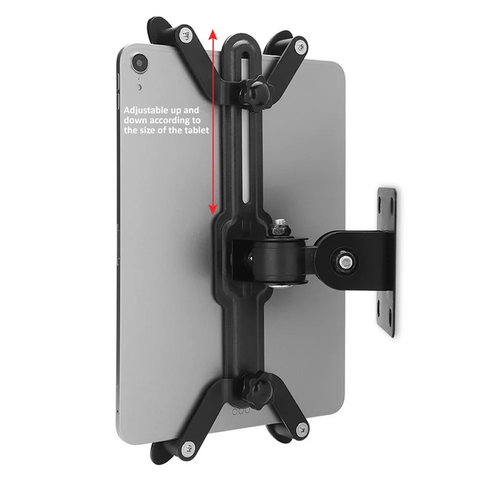 

360° Rotation Tablet Wall Mount Aluminum Alloy Wall Hanging Bracket for iPhone iPad Xiaomi Mipad Universal 7-13 inch