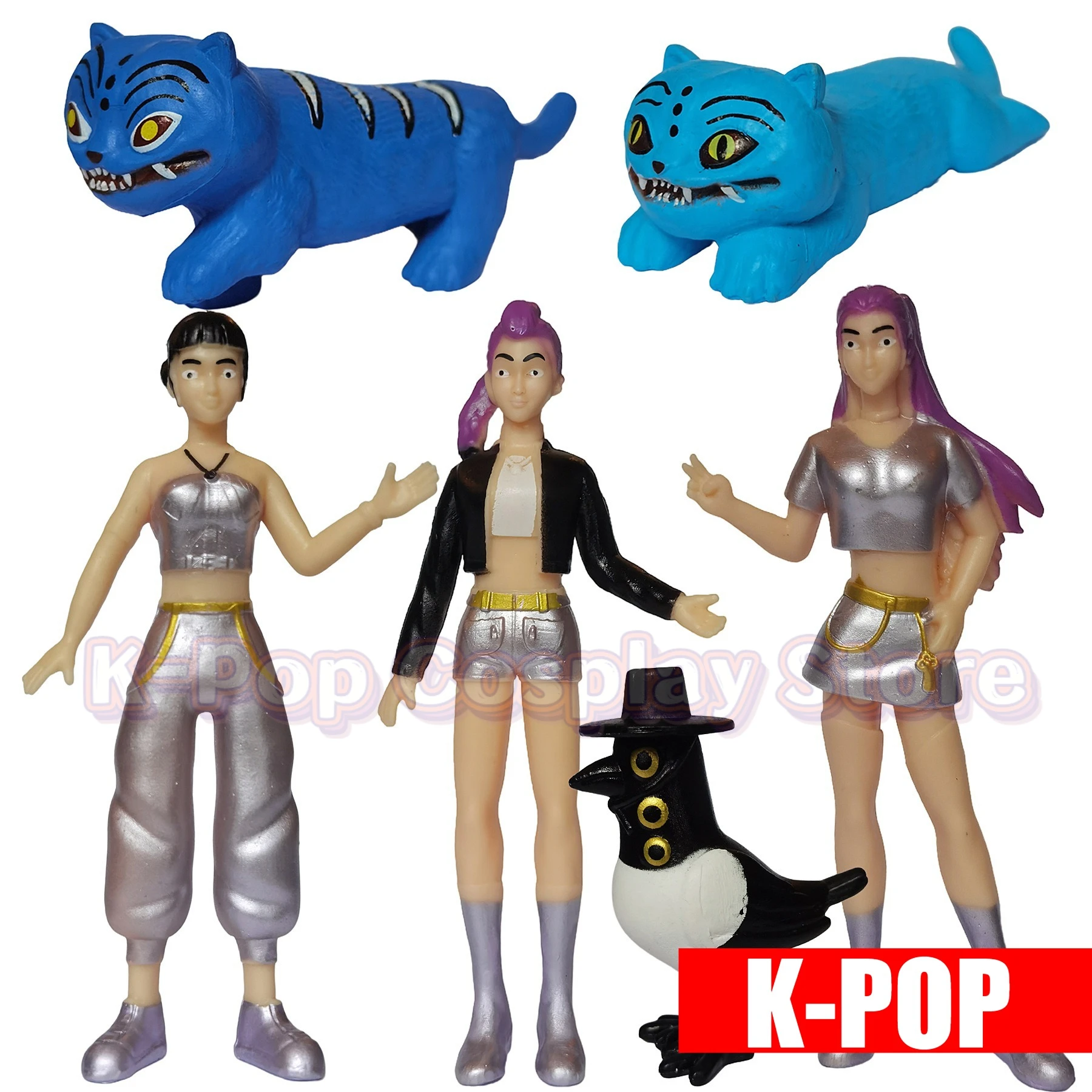 Anime Kpop Demon Hunters Figura Modello Giocattolo Cartoon Periferiche da gioco Collezione di decorazioni da scrivania Figure Modello giocattolo per regalo per bambini