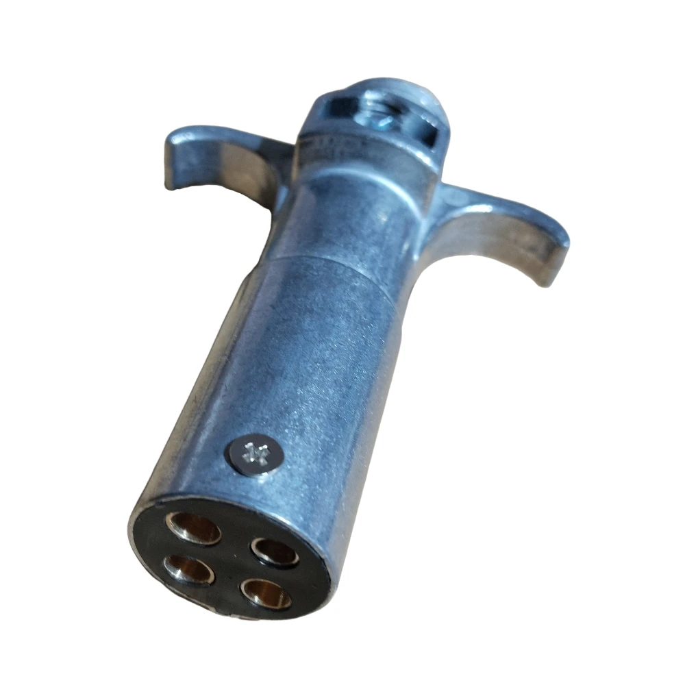 American 4-Way Round Trailer Plug Without Spring Tail Heavy Duty