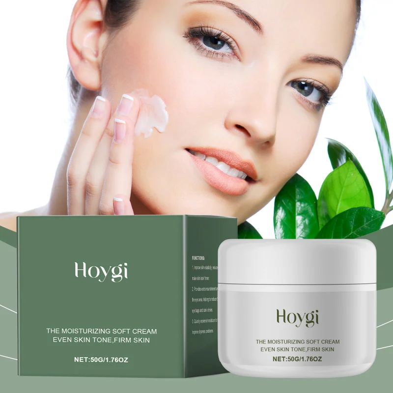 

Moisturizing Face Cream - 50g Jojoba Oil & Hyaluronic Acid, Hydrate & Nourish, Boost Elasticity, Repair Skin Barrier