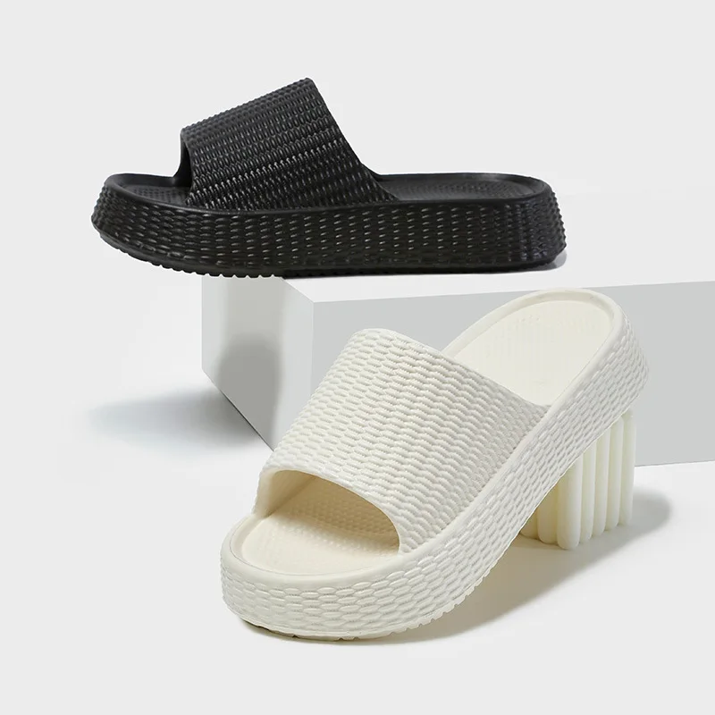 Asgard 여성 여름 플랫폼 슬리퍼 편안한 부드러운 바닥 미끄럼 방지 하우스 욕실 슬라이드 새로운 두꺼운 단독 EVA 비치 샌들