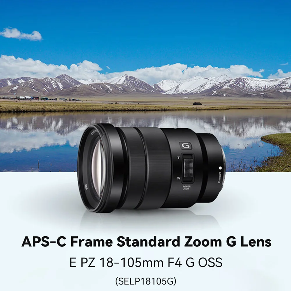 Sony 18 105 mm Lens for Sony APS-C E-Mount Vlog Mirrorless Camera PZ 18-105mm f/4 G OSS Lens